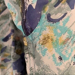 Silk Shirt with Abstract Print